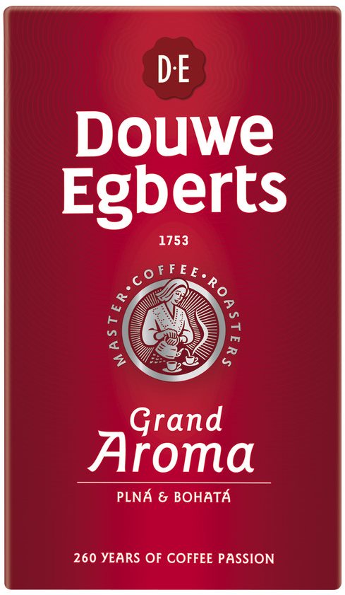Douwe Egberts Grand Aroma Intense, mletá káva, 250 g Káva