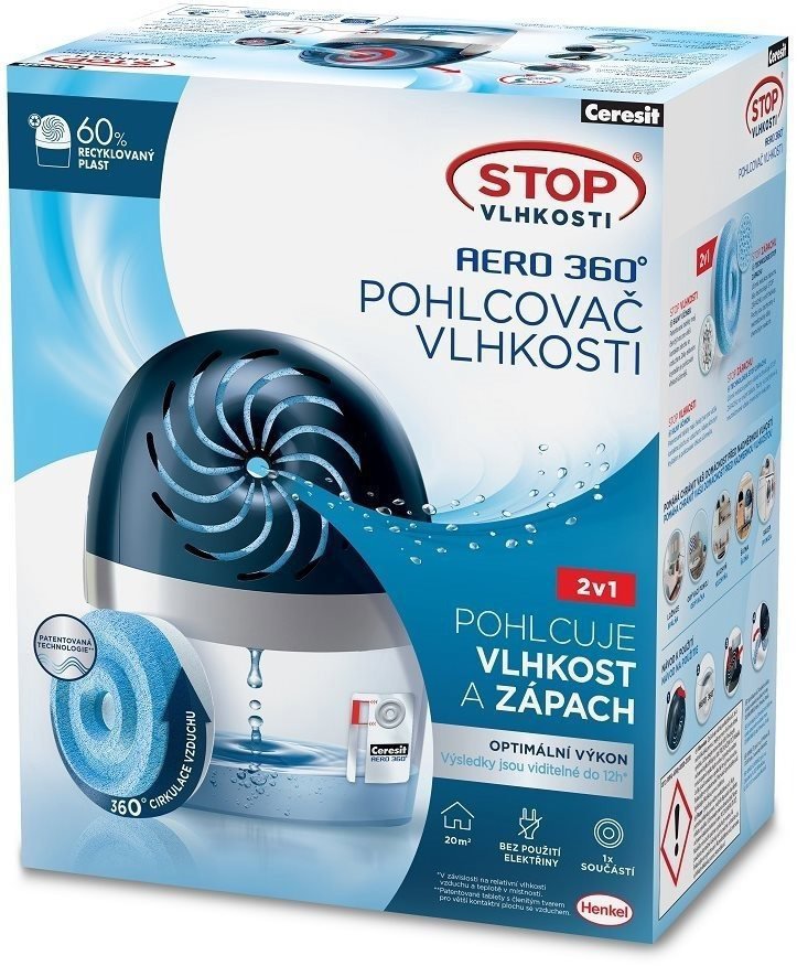 Stop Vlhkosti Aero 360 ° 450 g Pohlcovač vlhkosti