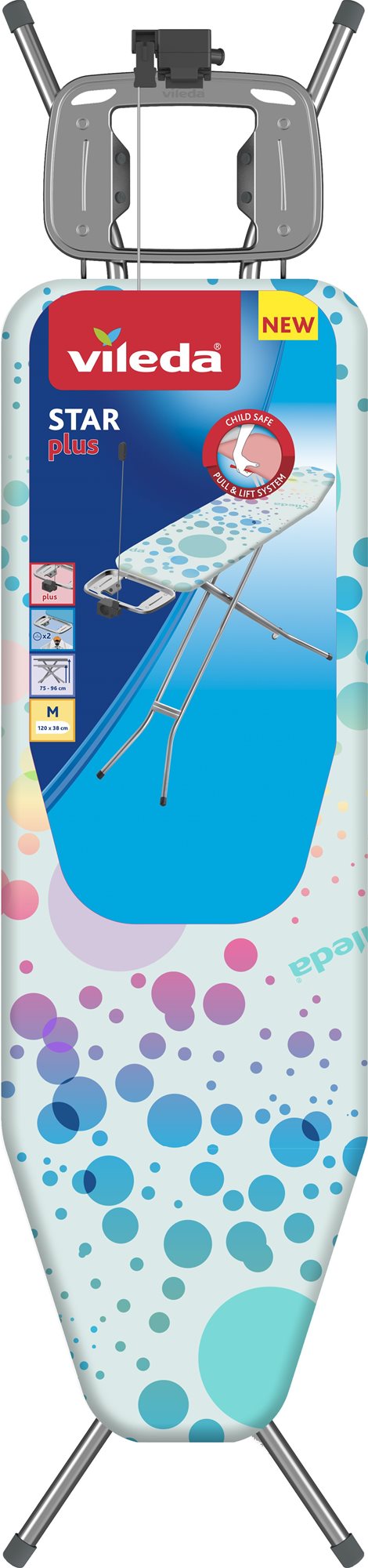 VILEDA Star Plus 120 × 38cm Žehliaca doska