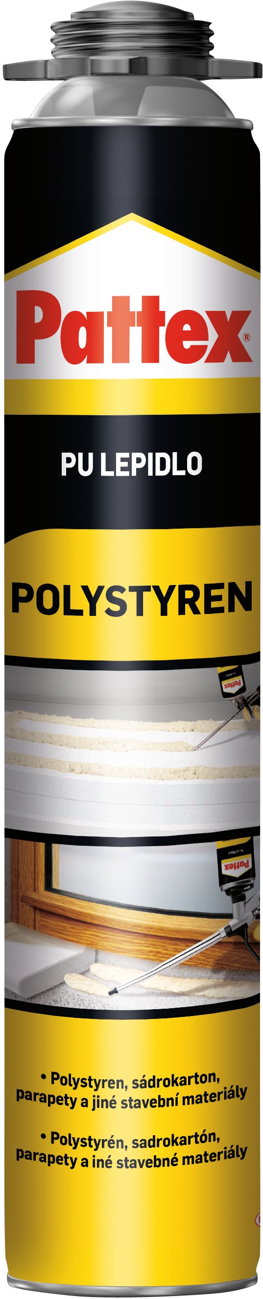 PATTEX Polystyren PU - pisztoly, 750ml Ragasztó