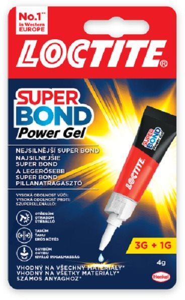 LOCTITE Super Bond Power Gel 4 g Sekundové lepidlo
