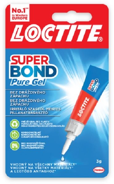 LOCTITE Super Bond Pure gel 3 g Sekundové lepidlo