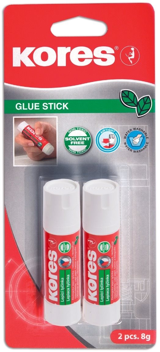 KORES Lepiaca tyčinka 2× 8 g Tuhé lepidlo
