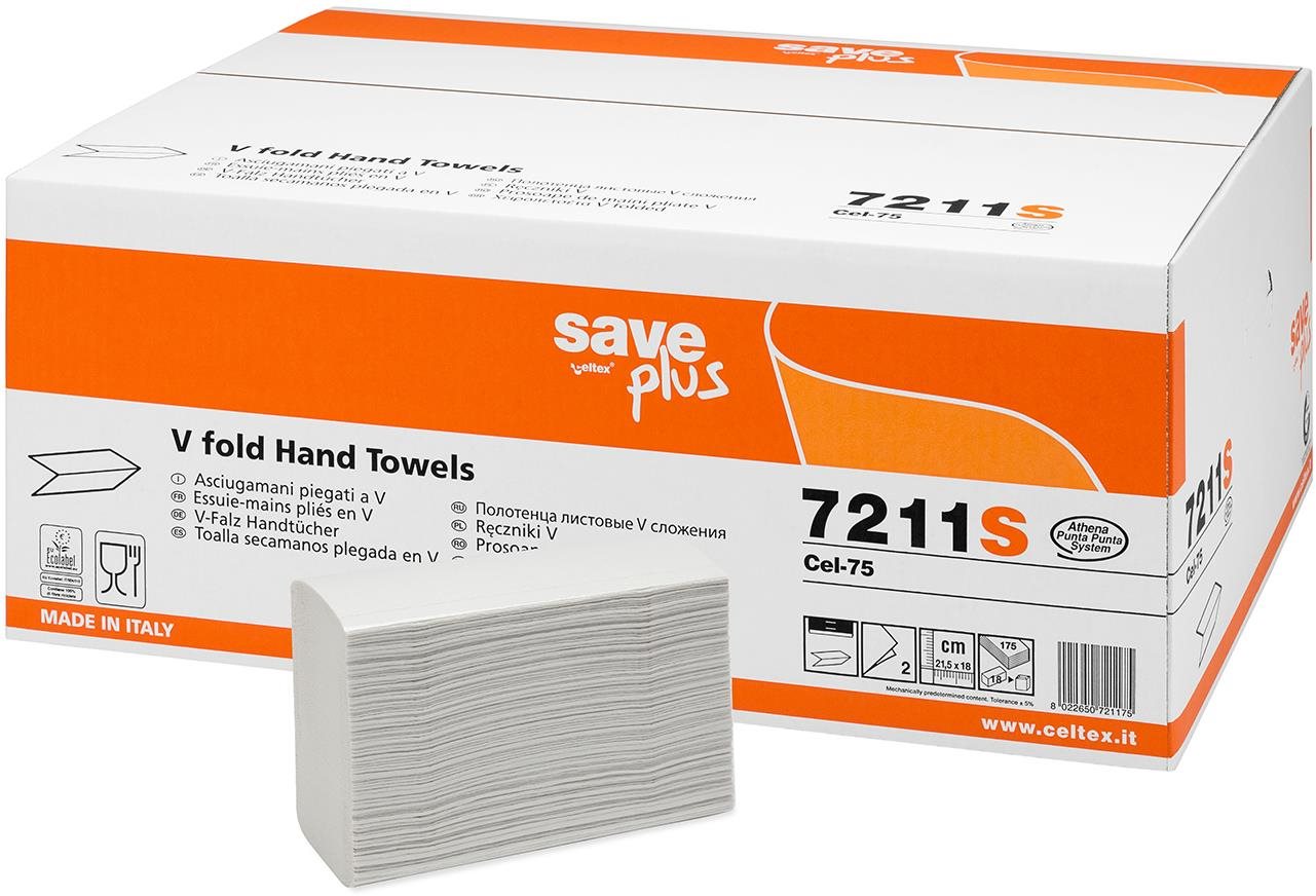 CELTEX Save Plus Multifold skládané 3150 útržků Papírové ručníky