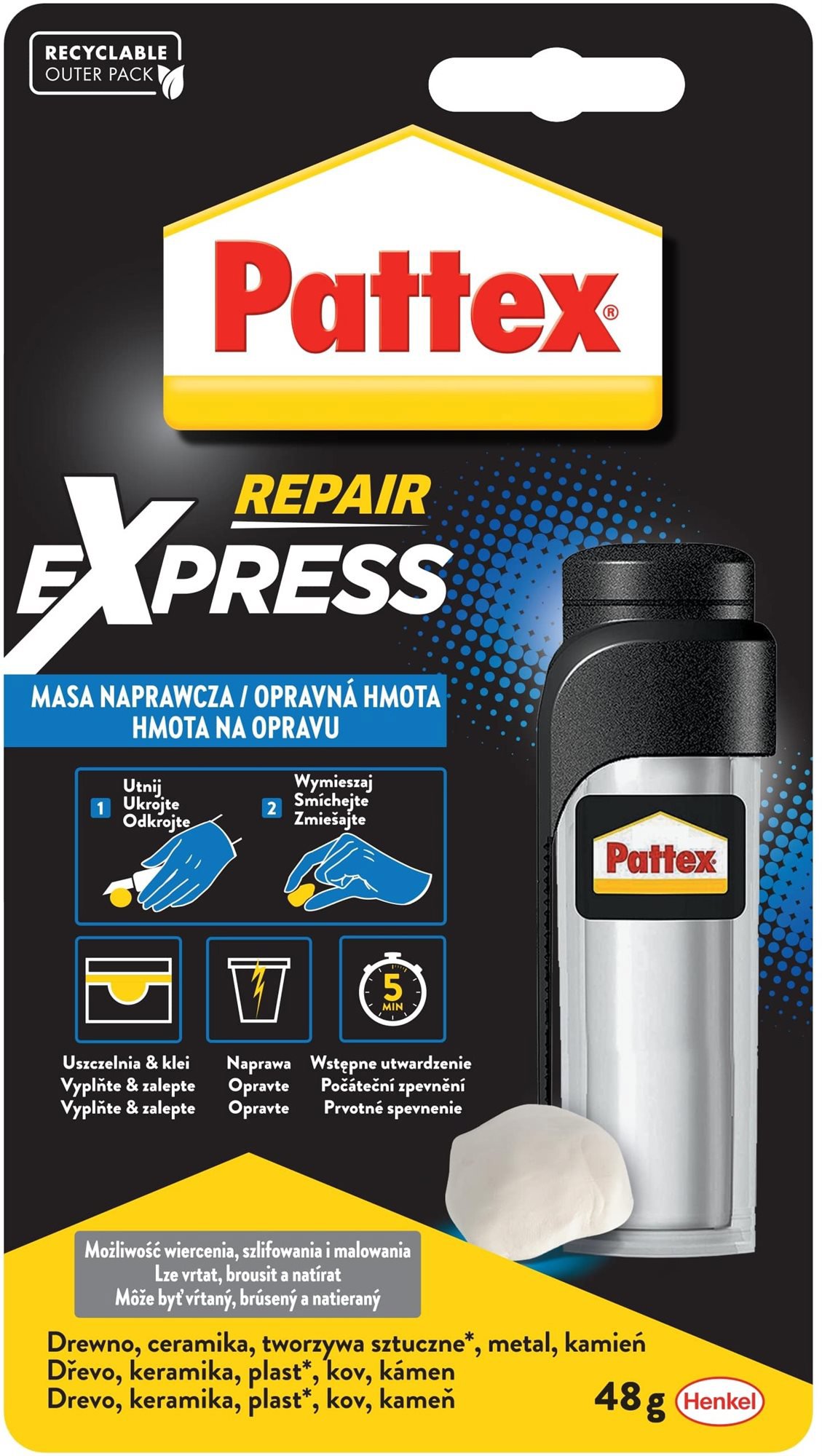 PATTEX Repair Express 48 g Lepidlo