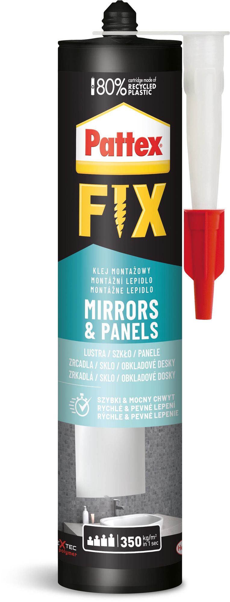PATTEX FIX Mirrors & Panels (tükrök & panelek) 440 g Ragasztó