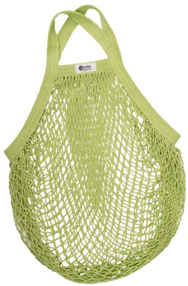 TIERRA VERDE sieťovka z biobavlny s krátkym uchom, limetka Nákupná...