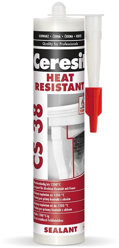 CERESIT CS 38 Heat resistant, čierny 300 ml Tmel