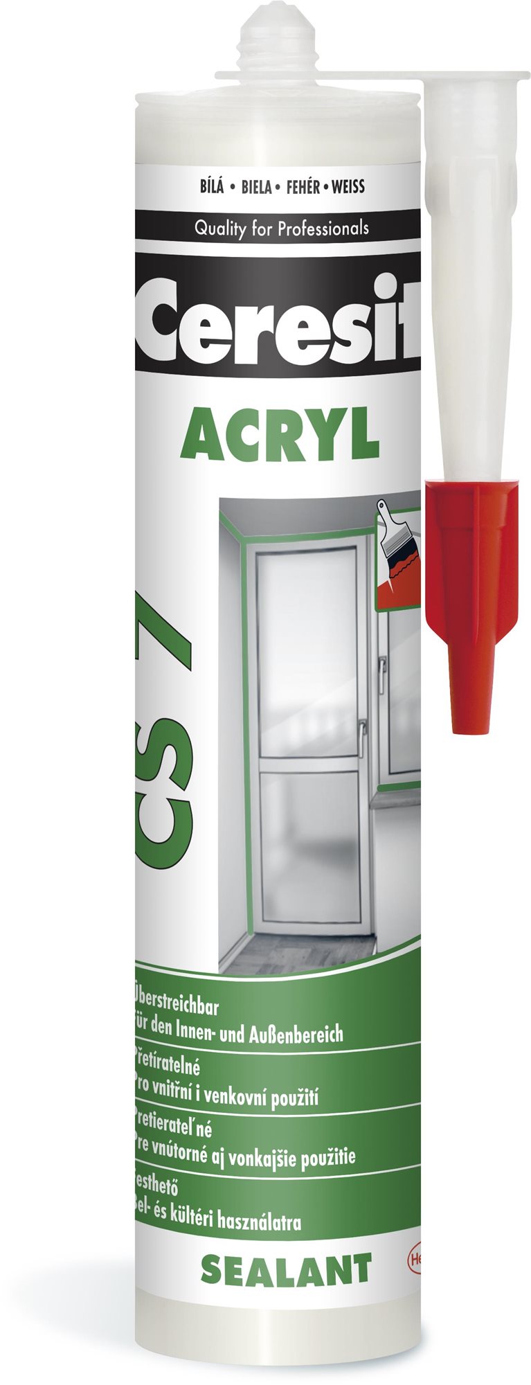 CERESIT CS 7 Acryl, biely 280 ml Tmel