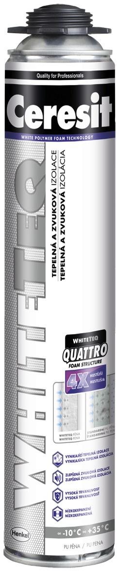 CERESIT WhiteTeq pištoľová pena 750 ml Montážna pena