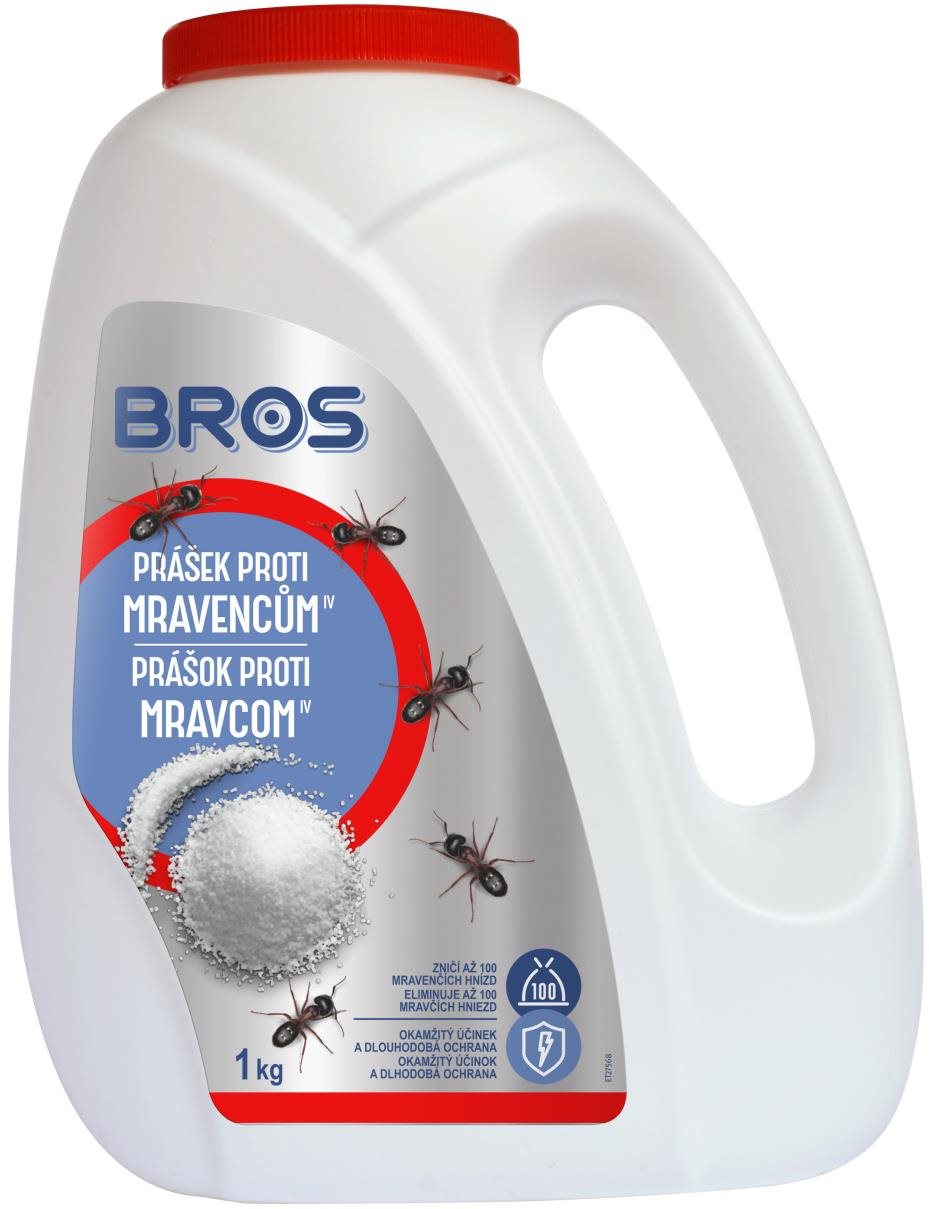BROS Prášok proti mravcom 1 kg Odpudzovač hmyzu
