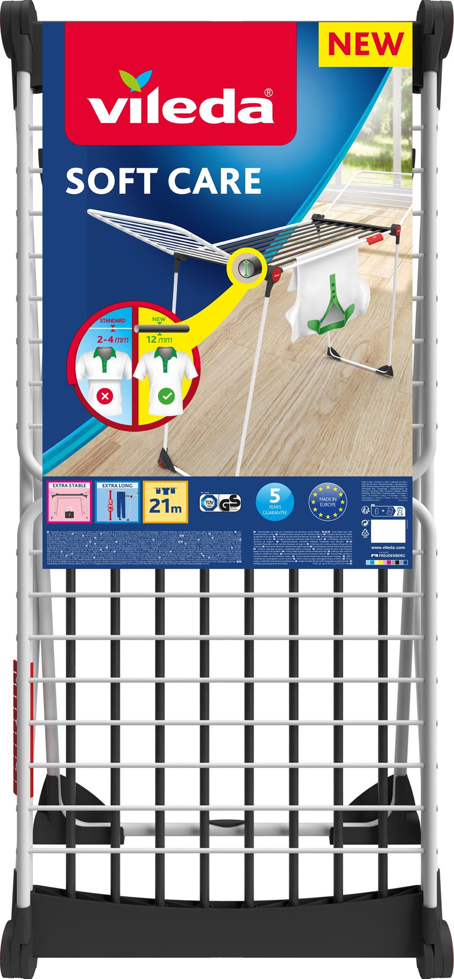 VILEDA Soft Care 21 m Sušiak na bielizeň