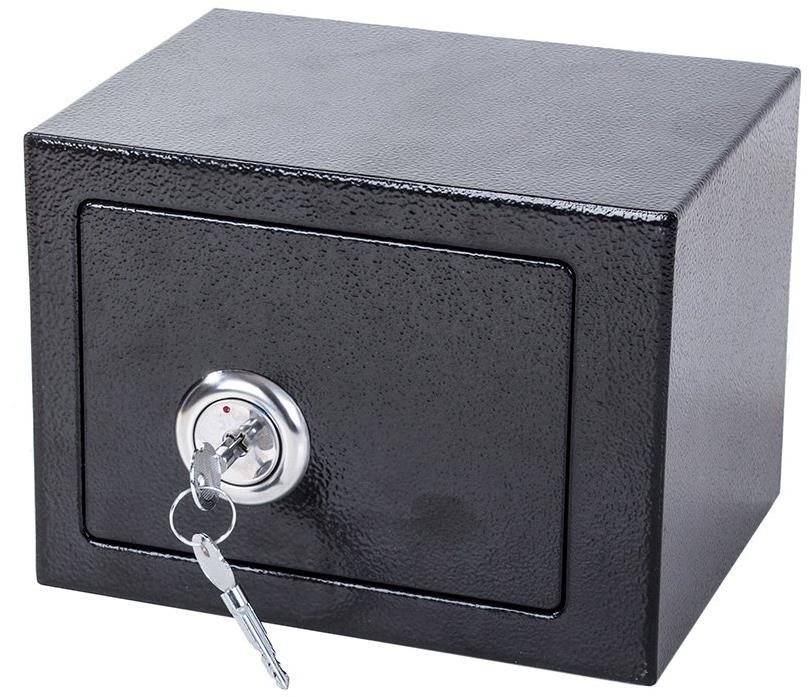 Verk 01781 Trezor s mechanickým zámkom, čierny Sejf
