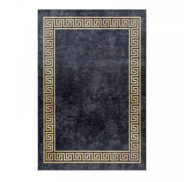 Kusový koberec Fiesta 4305 black 80 × 150 cm Koberec