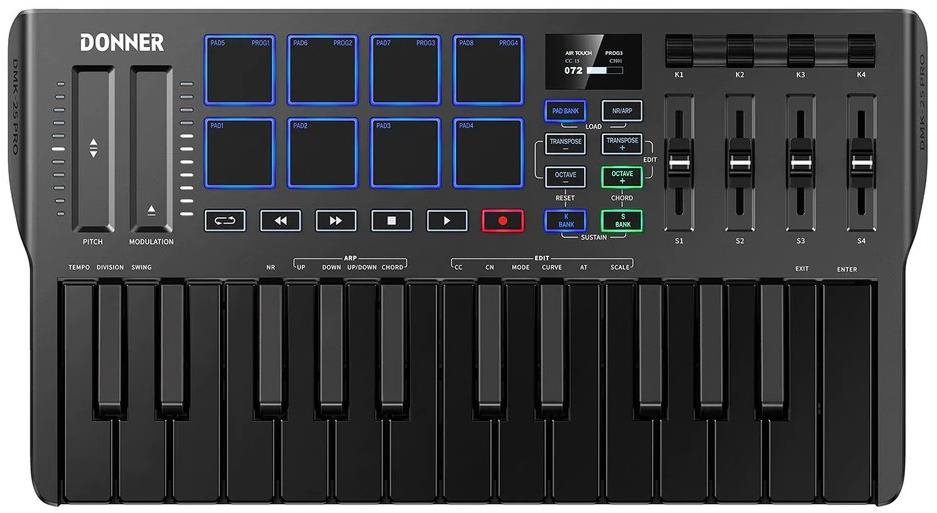 Donner DMK-25 Pro MIDI klávesy