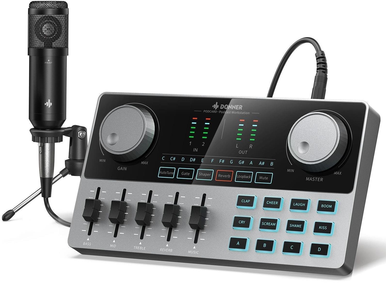 Donner All-in-One Podcast Equipment Bundle Set na nahrávanie
