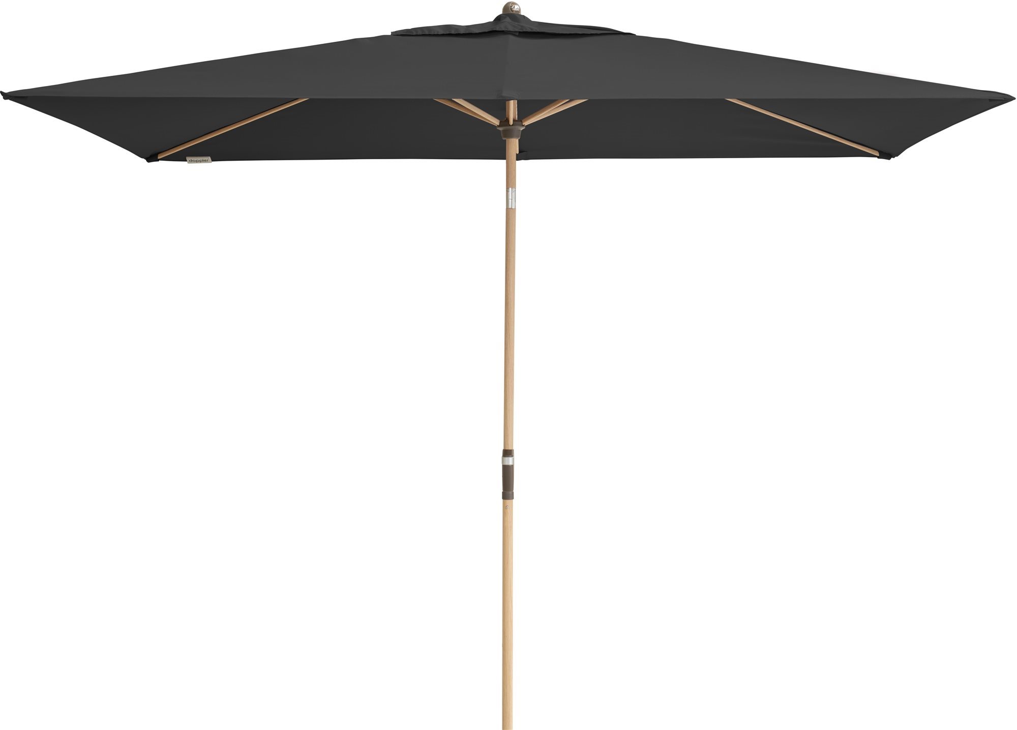 Doppler sluečník Alu Wood 200 × 300 D-840 antracit Slnečník