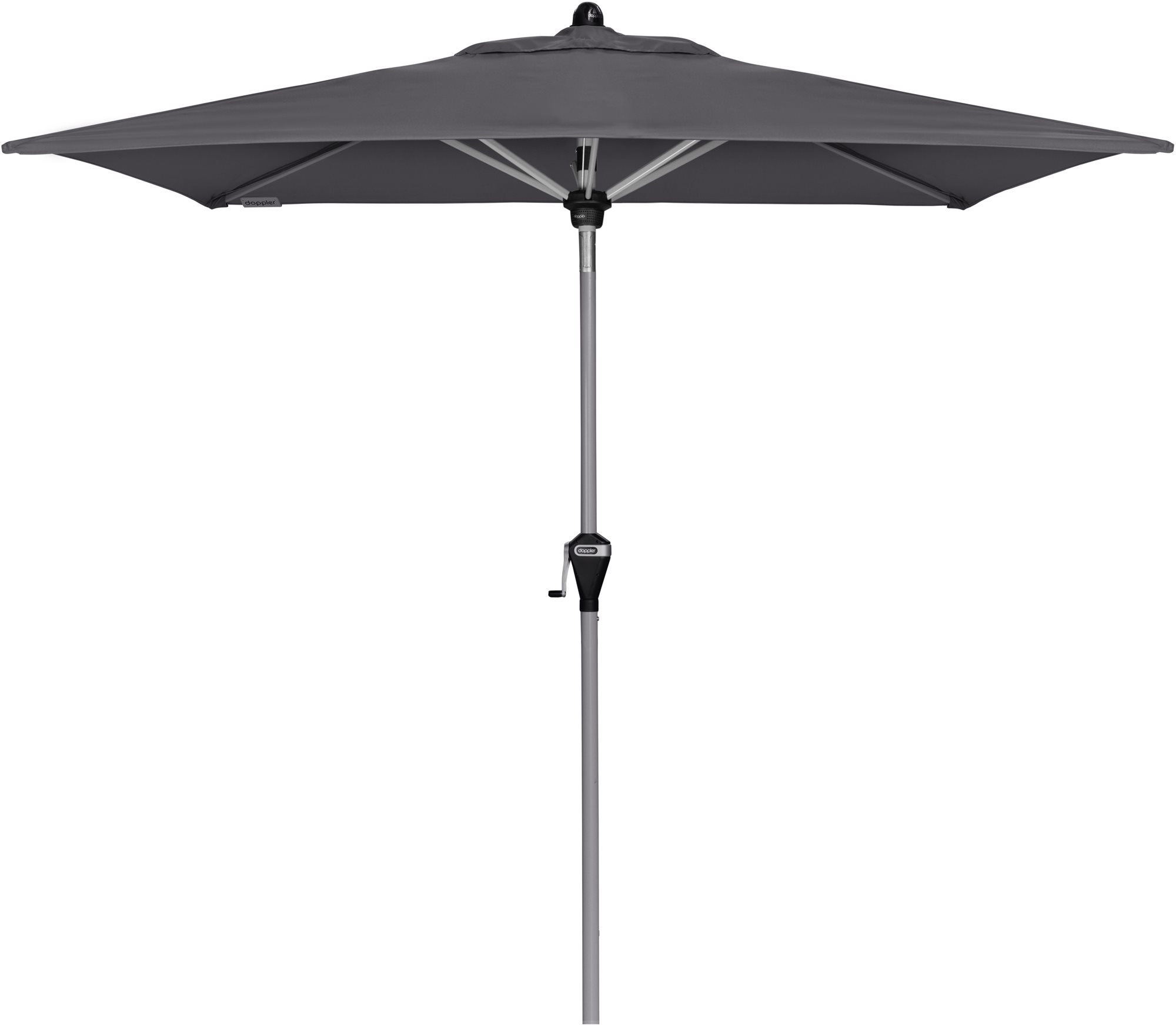 DOPPLER Slnečník  Active 210 × 140 cm antracit Slnečník