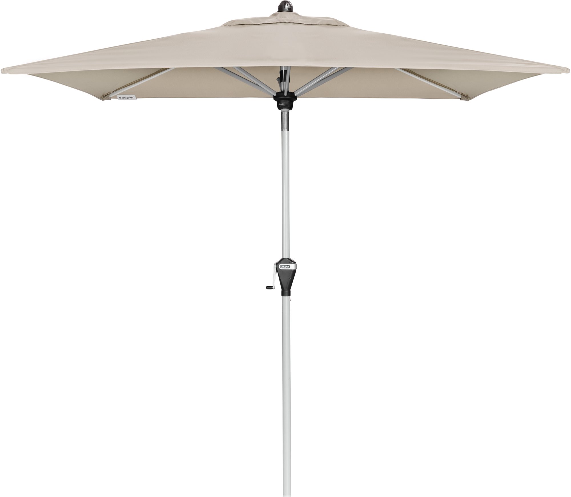 DOPPLER Slnečník  Active 210 × 140 cm prírodný Slnečník