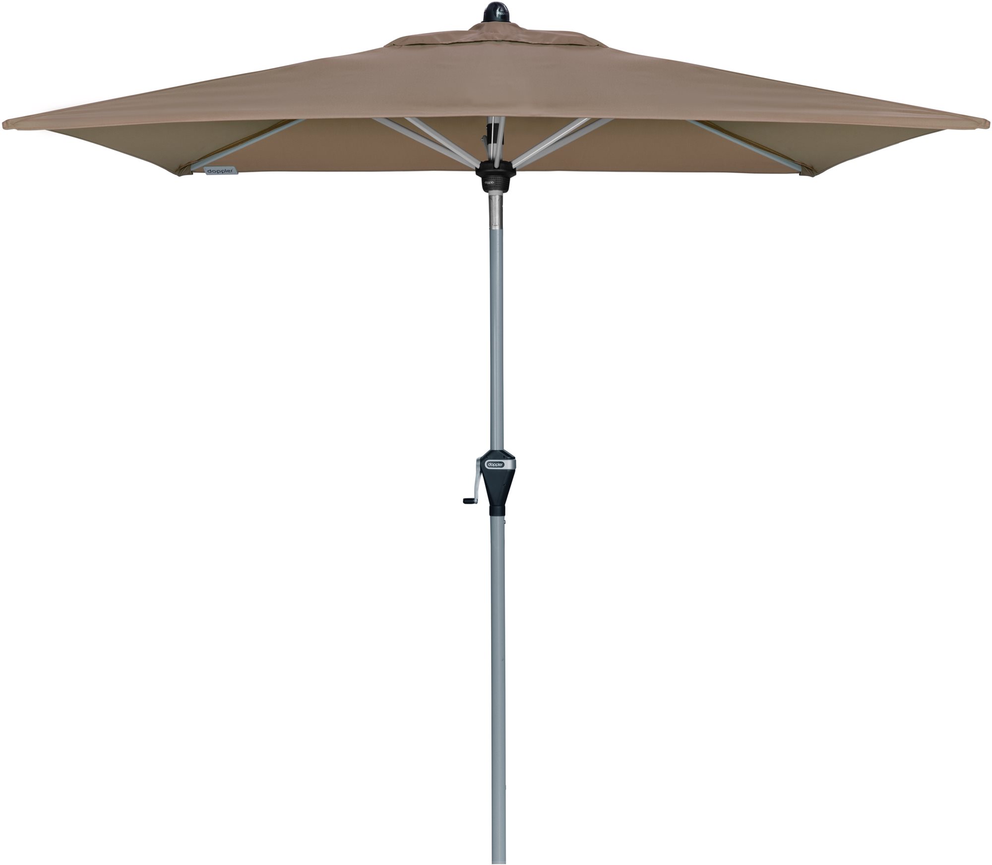 DOPPLER Slnečník  Active 210 × 140 cm greige Slnečník