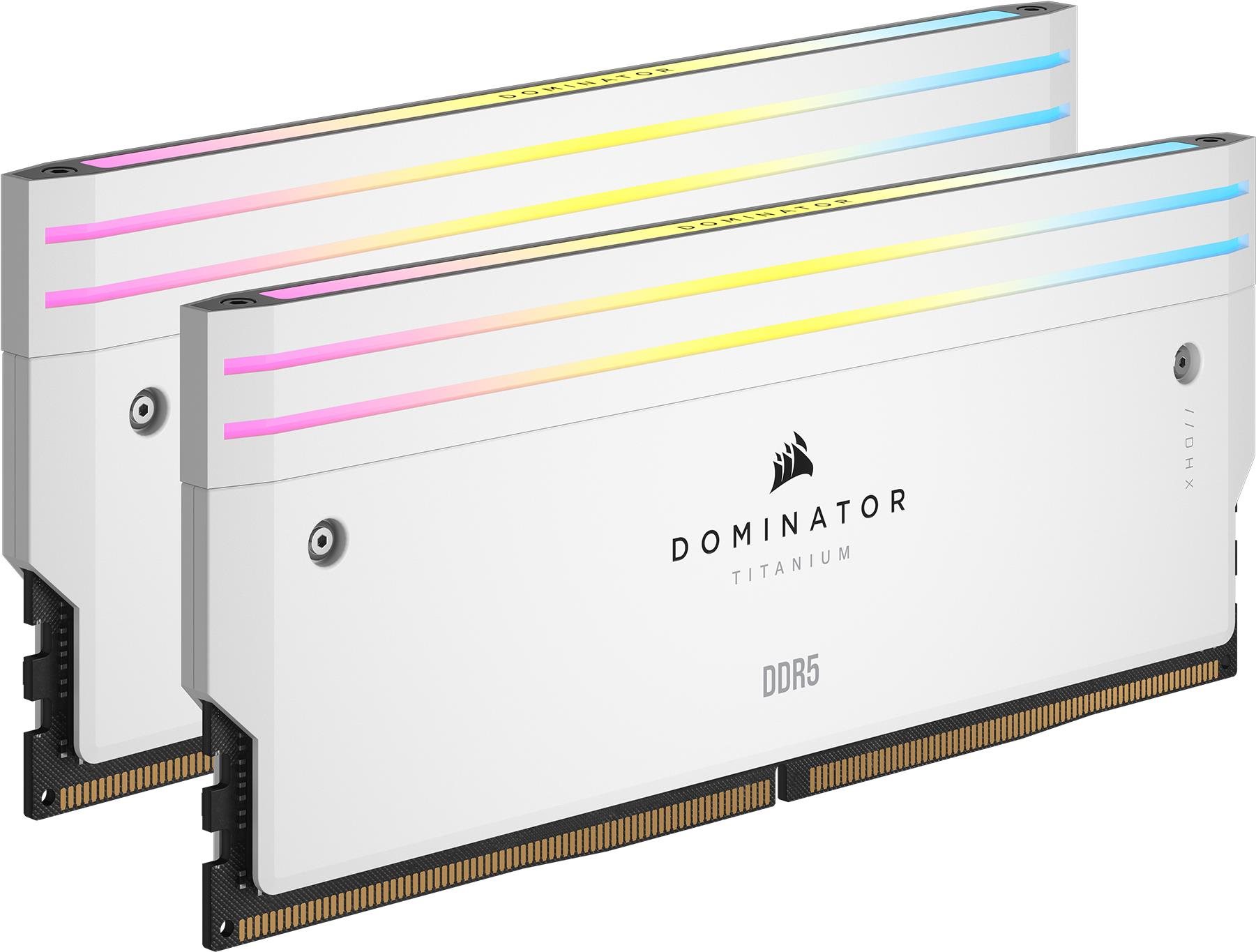 Corsair 32GB KIT DDR5 6000MT/s CL30 Dominator Titanium White XMP...