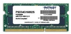 Patriot SO-DIMM 4 GB DDR3 1600 MHz CL11 Signature Line...
