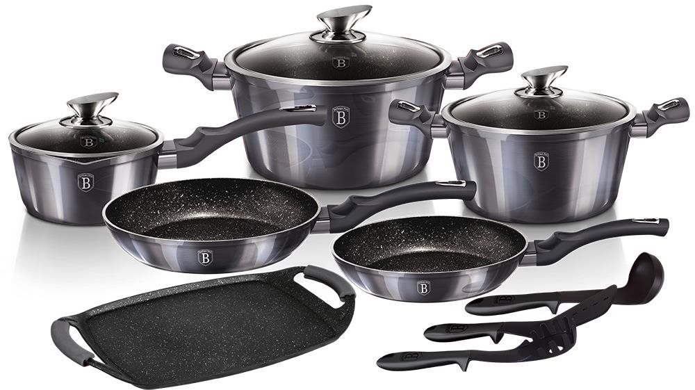 BERLINGERHAUS Carbon PRO Line - márvány felület, 12 + 2db...