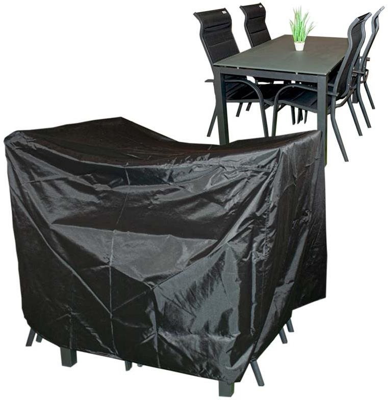 DOPPLER Ochranný obal na stôl 180 × 100 cm + 4 kreslá polohovacie,...