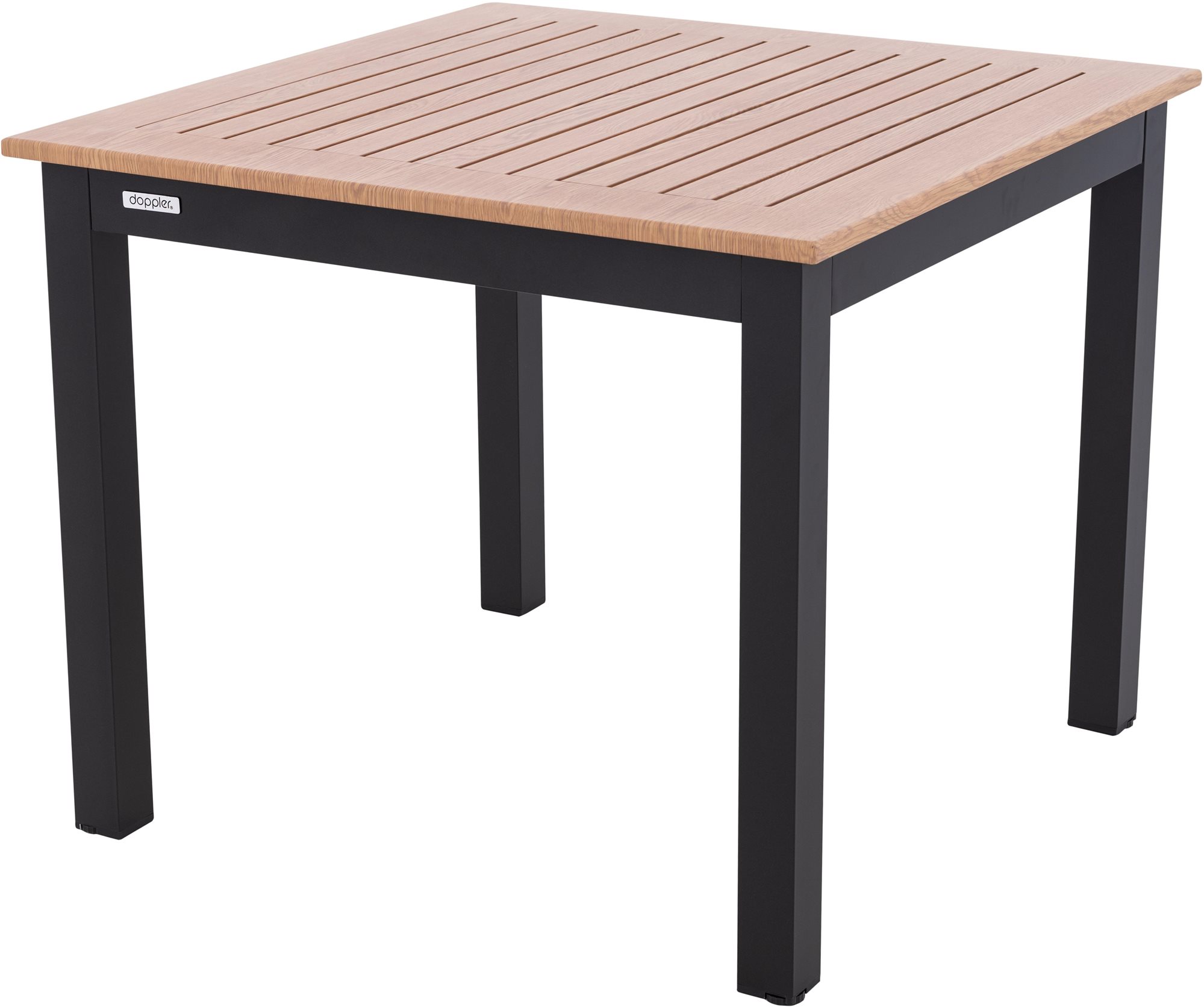 DOPPLER Stôl záhradný EXPERT WOOD, antracit 90 cm Záhradný stôl