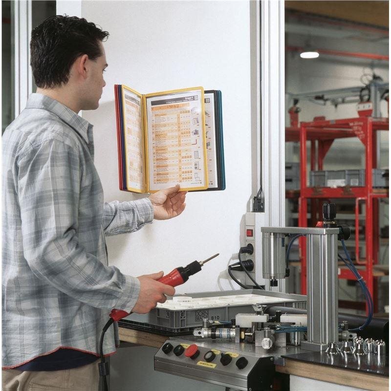 DURABLE VARIO® Display System Wall 10, 10 zsebbel, multifunkciós,...