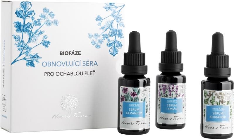 Nobilis Tilia – Biofáza Obnovujúce séra Bazalka 3× 20 ml Pleťové...
