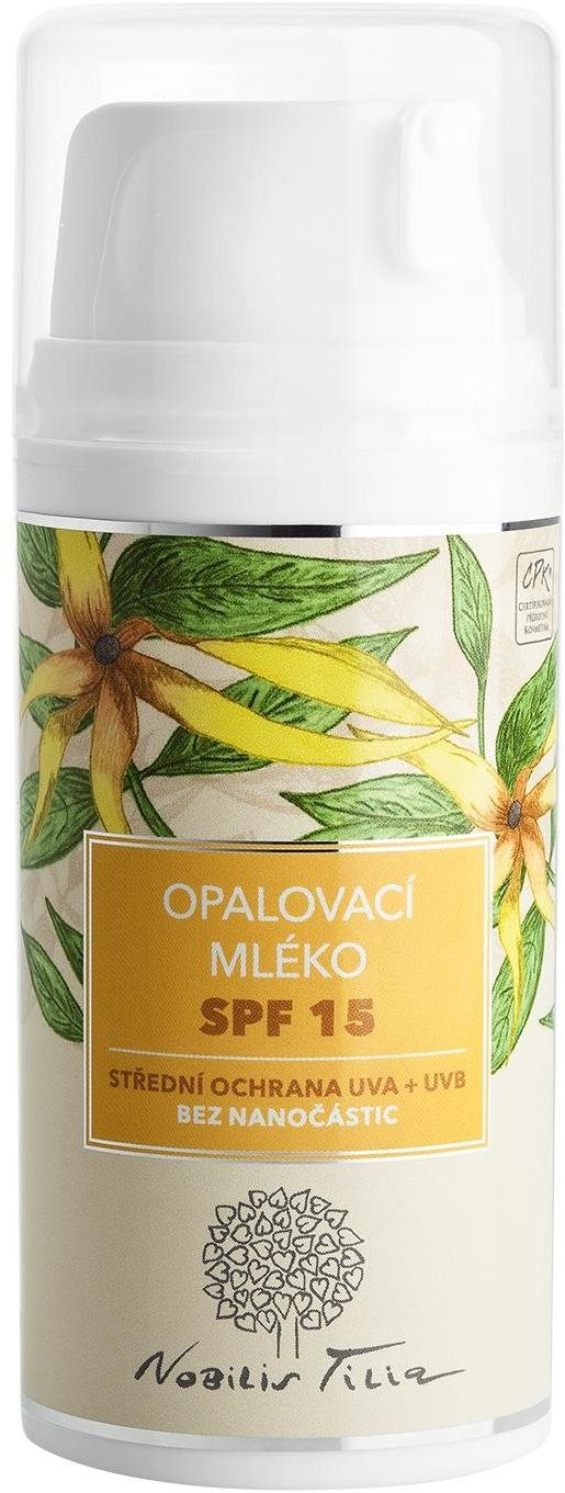 Nobilis Tilia Opaľovacie mlieko SPF 15 100 ml Mlieko na opaľovanie