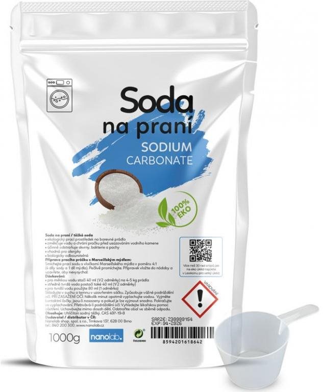 Nanolab Soda na praní 1 kg Sóda na pranie