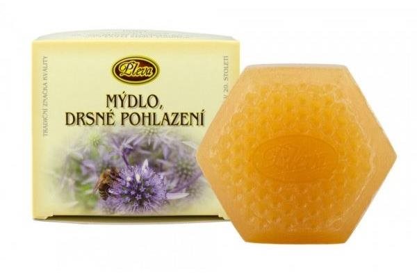 Pleva Mydlo, drsné pohladenie 100 g Tuhé mydlo