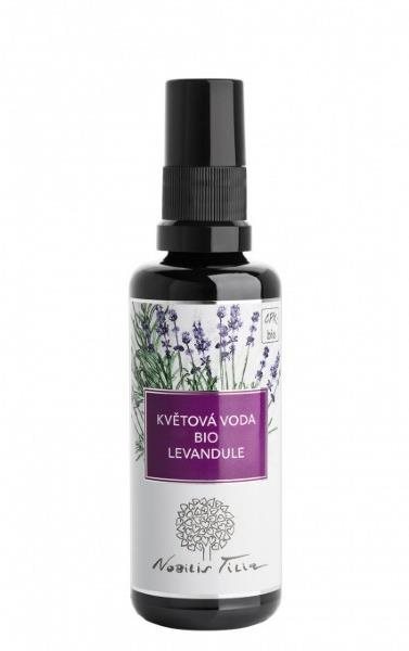Nobilis Tilia Kvetová voda BIO Levanduľa 50 ml, fialové sklo...