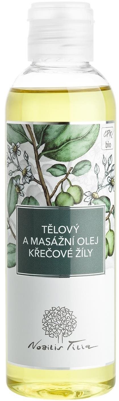 Nobilis Tilia Telový a masážny olej Kŕčové žily 200 ml Masážny olej