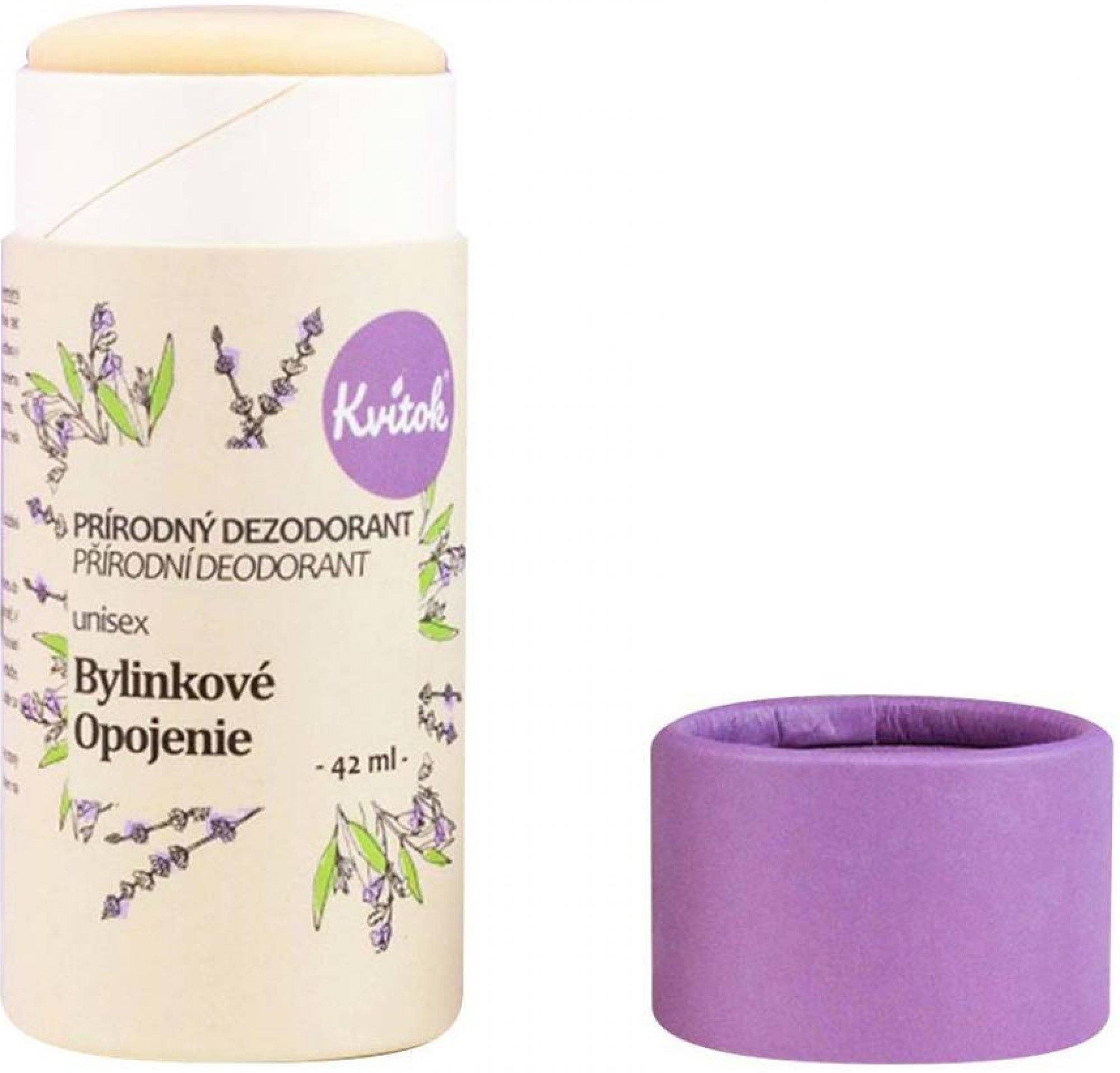 Kvítok Tuhý dezodorant Bylinkové opojenie 42 ml Dezodorant