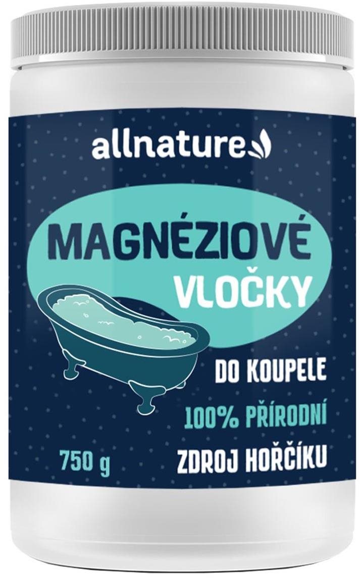Allnature Magnéziové vločky do koupele 750 g Přísada do koupele