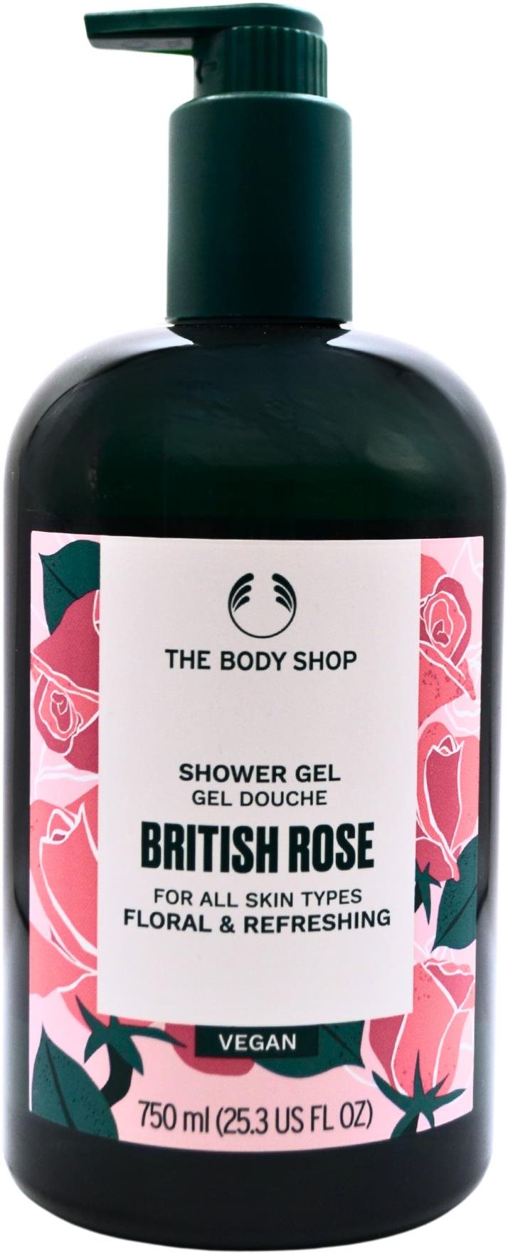The Body Shop Sprchový gél British rose 750 ml Sprchový gél