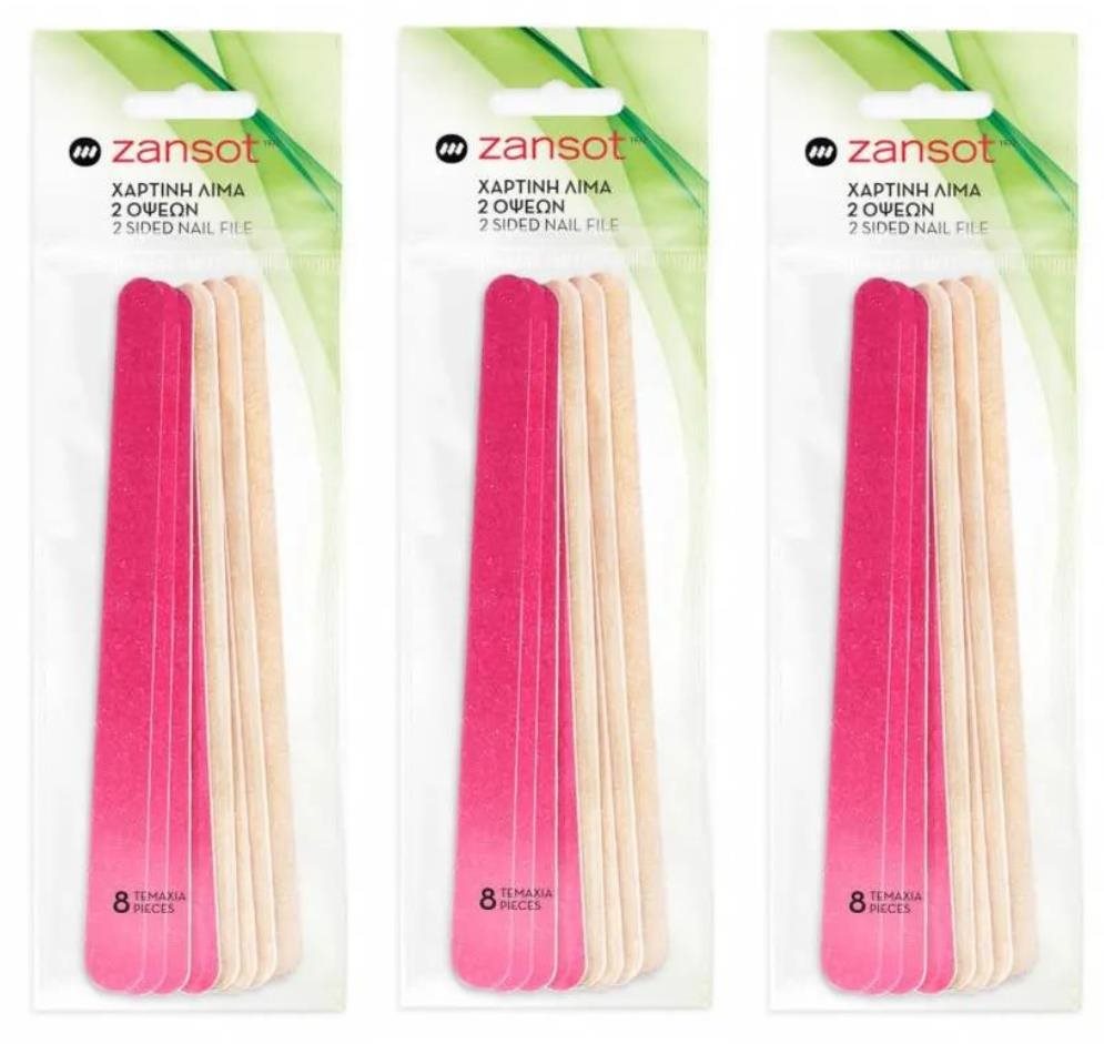 ZANSOT Pilník na nechty 3 ks Pilník na nechty