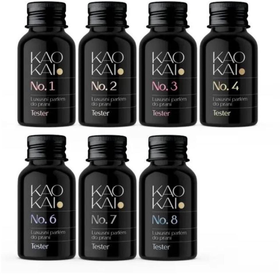 Nanolab Kao Kai luxusní Parfémy do praní testovací 7 ks Parfum do...