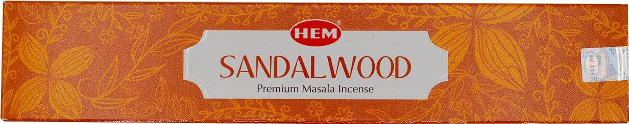 HEM Vonné tyčinky – Premium masala – Santalové drevo Vonné tyčinky