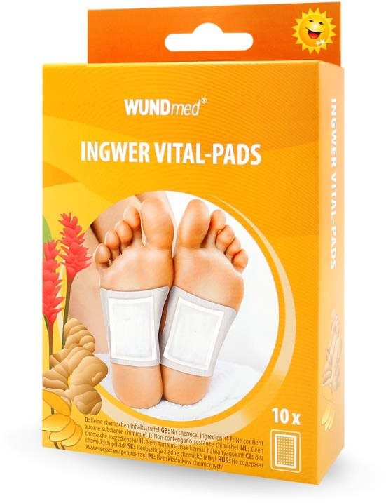 WUNDmed Zázvorové detoxikační náplasti 10 ks Náplast