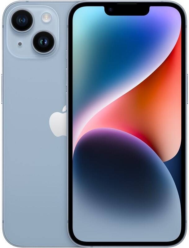 iPhone 14 128 GB - kék Mobiltelefon