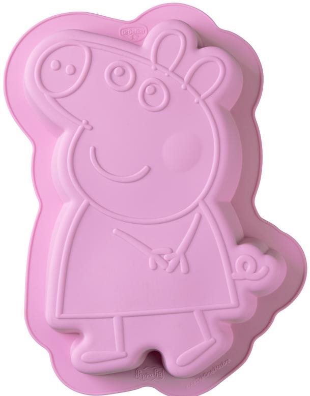 Dr. Oetker "Peppa Malac" sütőforma 27 × 19,5 × 5 cm, szilikon...
