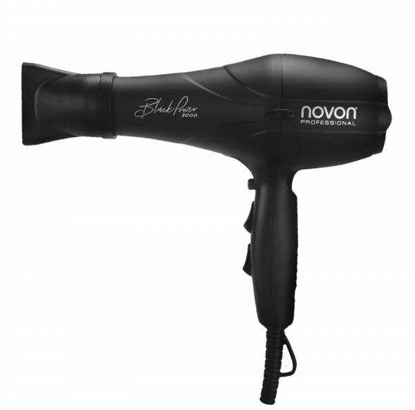 NOVON PROFESSIONAL Black Power 3000 Fén na vlasy