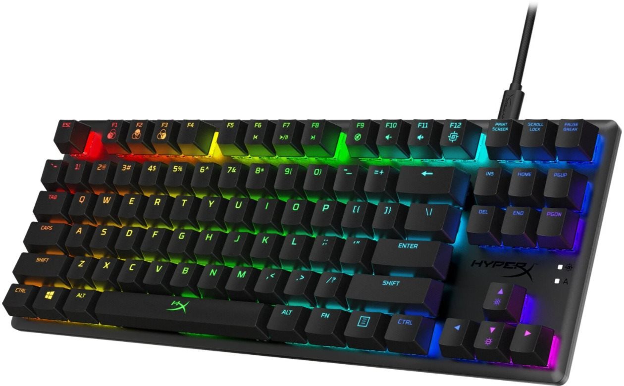 HyperX Alloy Origins Core Aqua – US Herná klávesnica