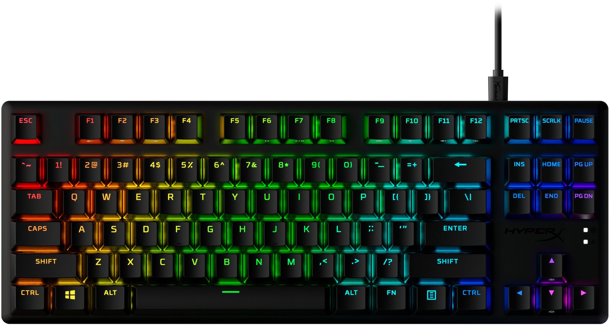 HyperX Alloy Origins Core PBT Blue - US Gaming-Tastatur