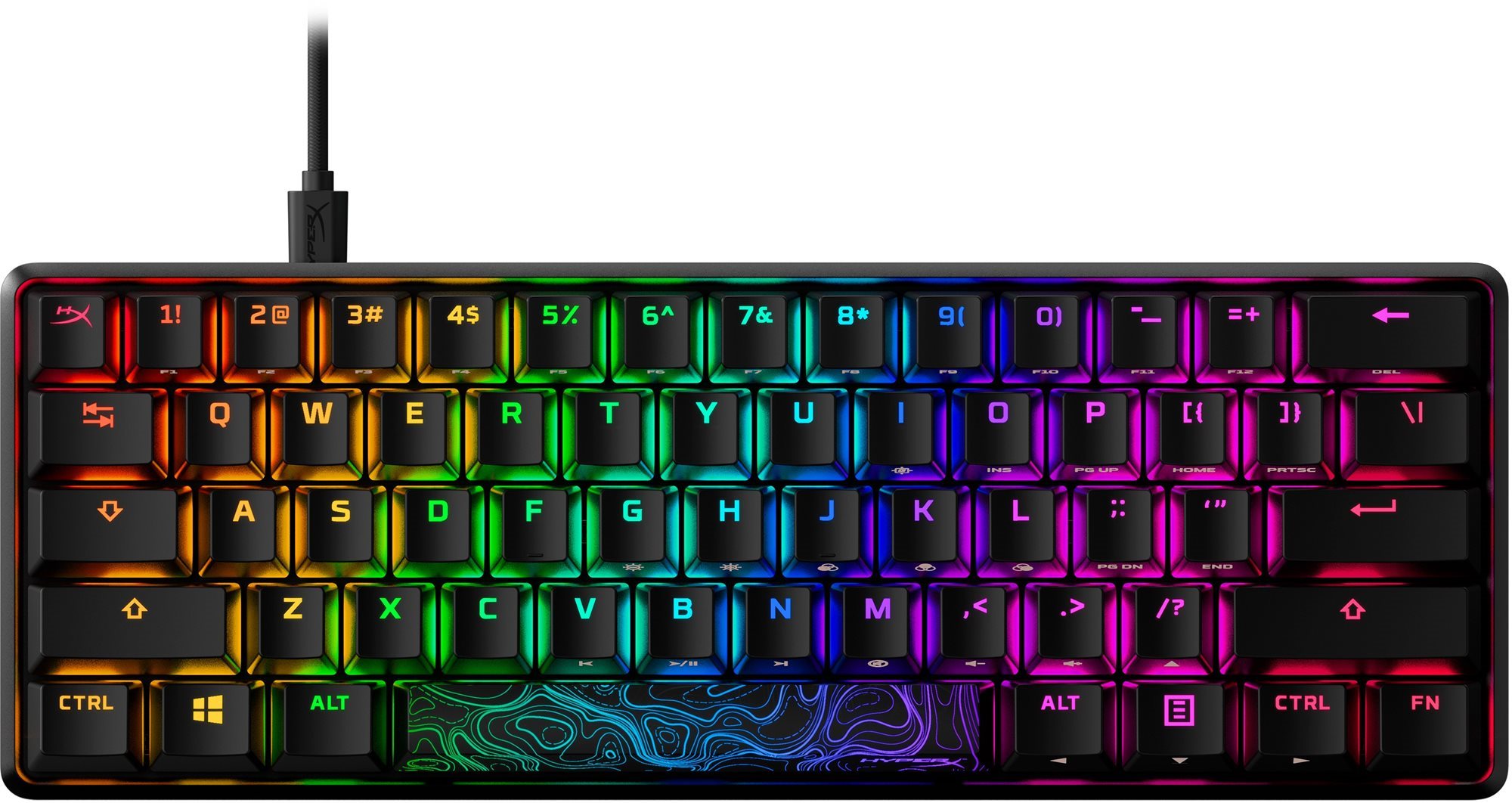 HyperX Alloy Origins 60 Aqua Switch Herná klávesnica