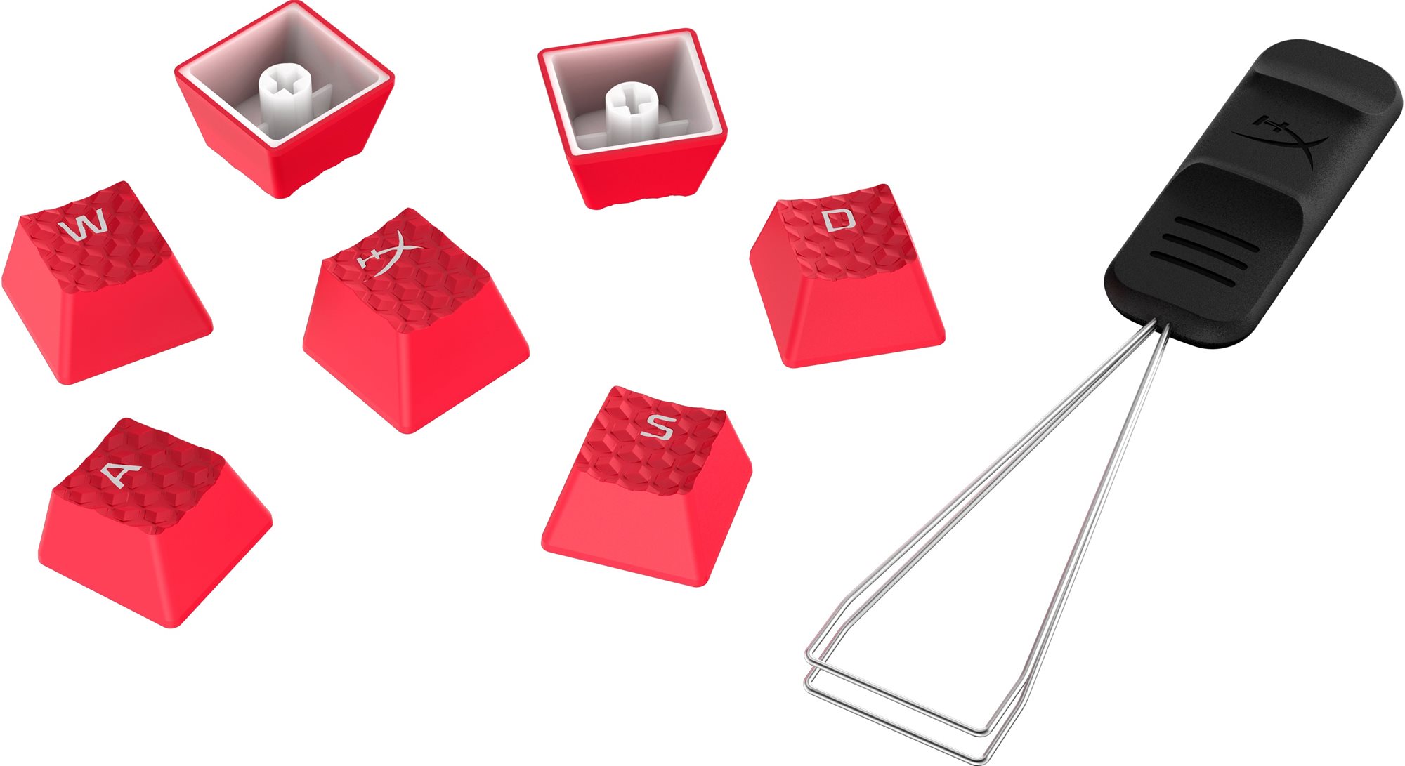 HyperX Rubber Keycaps, piros (US) Pótbillentyű